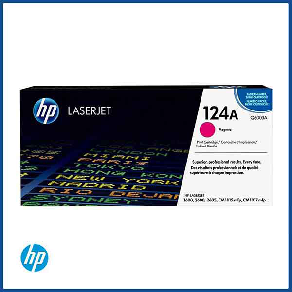 HP 124A (Q6003A) Magenta Toner Cartridge